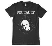 Michel Foucault Printhipster Arty Fashion Philosophy Discourse Power Unisex 100% Cotton Short-Sleeve T-Shirts Black S