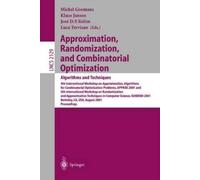 Michel Goemans Approximation, Randomization and Combinatorial Optimi (Tascabile)