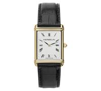 Michel Herbelin Classic 17468/P08 - Orologio da uomo, colore: Nero/Oro, cinghia