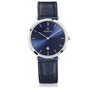 Michel Herbelin | Mens | Epsilon | cinturino in pelle blu | quadrante blu | 19406/15BL
