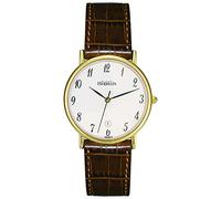 Michel Herbelin Orologio Analogico al Quarzo Svizzero Uomo con Cinturino in Pelle 12443P28MA