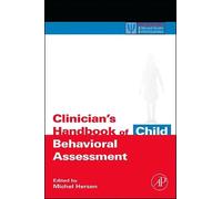 Michel Hersen Clinician's Handbook of Child Behavioral Assessment (Tascabile)