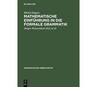 Michel Hugues Mathematische Einführung in die formale Grammat (Copertina rigida)