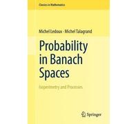 Michel Ledoux Michel Talagrand Probability in Banach Spaces (Tascabile)