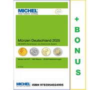 Michel Monete Germania 2025 Catalogo 1871 Ad Oggi EURO Monete Andorra Cipro