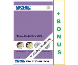 Michel Monete Germania 2026 Catalogo 1871 Oggi EURO Monete Andorra Cipro
