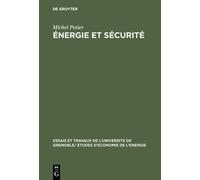 Michel Potier Énergie et sécurité (Copertina rigida)