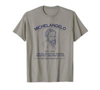 Michelangelo Arte Rinascimentale Pittore Italiano Scultore Maglietta