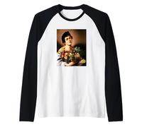 Michelangelo da Caravaggio - Ragazzo con Cesto di Frutta 2 Maglia con Maniche Raglan