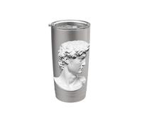 Michelangelo David Statua Testa Scultura 1501-1504 Bicchiere termico in acciaio inox doppia parete
