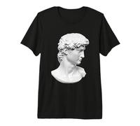 Michelangelo David Statua Testa Scultura 1501-1504 Maglietta Premium