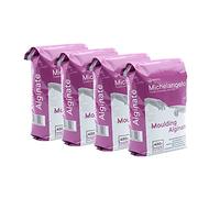 Michelangelo Moulding Alginate 1800g. (4 buste da 450 g.) Alginato cromatico per impronte di alta precisione, perfetto per realizzare calchi delle mani o del corpo. Prodotto in Italia.