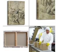 Michelangelo pietà Vittoria Colonna quadro stampa tela dipinto telaio arredo