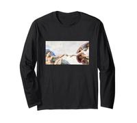Michelangelo The Creation of Adam (Sistine Chapel Ceiling) Maglia a Manica