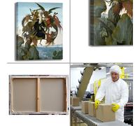 Michelangelo tormento san Antonio quadro stampa tela dipinto telaio arredo casa