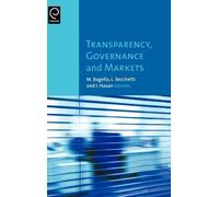 Michele Bagella Transparency, Governance and Markets (Copertina rigida)