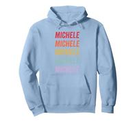 Michele Felpa con Cappuccio, Unisex per Adulti, Blu Polveroso, S