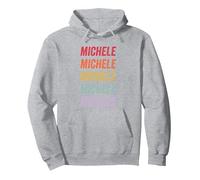 Michele Felpa con Cappuccio, Unisex per Adulti, Grigio Melange, S