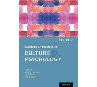 Michele J. Gelf Handbook of Advances in Culture and Psychology, Volu (Tascabile)