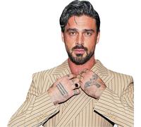 Michele Morrone (Stripes) Half Body Buddy Cutout