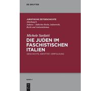 Michele Sarfatti Die Juden im faschistischen Italien (Copertina rigida)