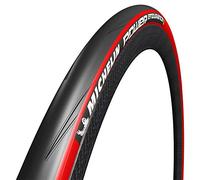 Michelin 25-622 Power Endurance Copertone Flessibile, 700x25C, colore Nero/Rosso