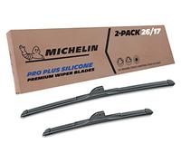 Michelin 40-2617SPBA Pro Plus - Set di 2 spazzole tergicristallo in silicone, 66 e 43,2 cm, compatibili con Nissan, Honda, Subaru, Infiniti, Cadillac, Acura, Mazda, Toyota, Pontiac, anni di
