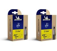 Michelin Airstop Btt Junior - Camera d'aria, 550A, 24 x 1,50/1,85 (Confezione da 2)
