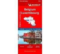 Michelin Belgium & Luxembourg - Michelin National Map 716 (Map)
