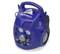 MICHELIN - Compressore d'aria portatile MCX6U, blu, Serbatoio da 6 litri - Senza olio - Motore da 1.5 hp - Pressione massima 8 bar - Portata d'aria 160 l/min - 9.6 m³/h