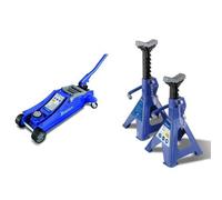 Michelin - Cric Idraulico 20 Quintali e Michelin 92417/009557 2 Treppiedi 20 Qui