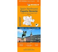 Michelin Espana Noroeste : Castilla y Leon, Madrid- Michelin Regional Map (Map)