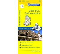 Michelin France Côte-d'Or, Saône-et-Loire: Map