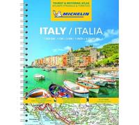 Michelin Italy - Tourist and Motoring Atlas (A4-Spiral) (Anello, filo)