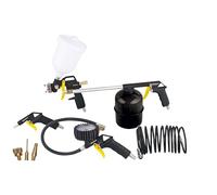 MICHELIN, Kit Accessori per Compressore 8 Pezzi (Include Tubo a Spirale 5m Completo di Attacchi Rapidi, Pistola di Gonfiaggio, Pistola di Soffiaggio, Aerografo a Gravità, Pistola di Lavaggio, 3 Ugelli