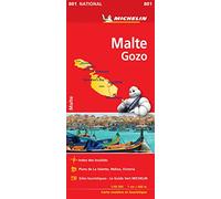 Michelin Malta Map 801: Gozo