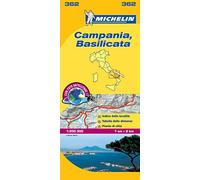 Michelin Map Campania, Basilicata