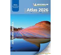 Large Format Atlas 2026 USA - Canada - Mexico (A3-Paperback): USA, Canada, Mexico; With Bonus: North American Driving Tours (Atlas (Michelin))