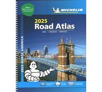 Michelin North America Road Atlas 2025: USA - Canada - Mexico, with Bonus North American driving Tours