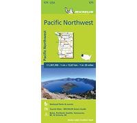 Michelin Pacific Northwest: Straßen- und Tourismuskarte 1:1.267.200: 171