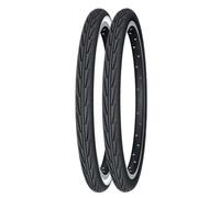 Michelin City Junior, Copertura Unisex Adulto, Bianco/Nero, 24X3/8