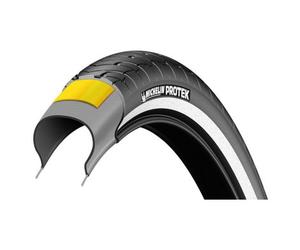 Michelin protek 700mm tubetype rigid bead puncture resistant reinforcement 1mm ebike ready urban tyre