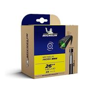 Michelin Protek Max C4, Camera d'Aria per Bicicletta Unisex Adulto, Valvola Schrader-35mm, Nero, 26" 1.9 - 2.3