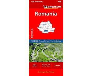Michelin Romania - Michelin National Map 738 (Map)