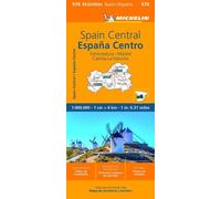 Michelin Spain Central, Extremadura, Castilla-La Mancha, Madrid - Michelin (Map)