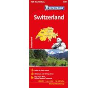 Michelin Switzerland Map 729 [Lingua inglese] [Lingua Inglese]