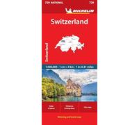 Michelin Switzerland Map 729 [Lingua inglese] [Lingua Inglese]