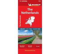 Michelin The Netherlands - Michelin National Map 715 (Map)