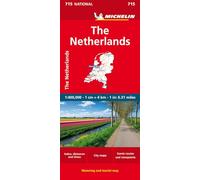 Michelin The Netherlands - Michelin National Map 715 (Map)