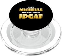 Michelle Joke IDGAF Meme Cute Halloween Costume For Michelle PopSockets PopGrip per MagSafe